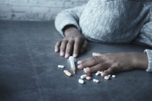 Drug addicted Indian youth