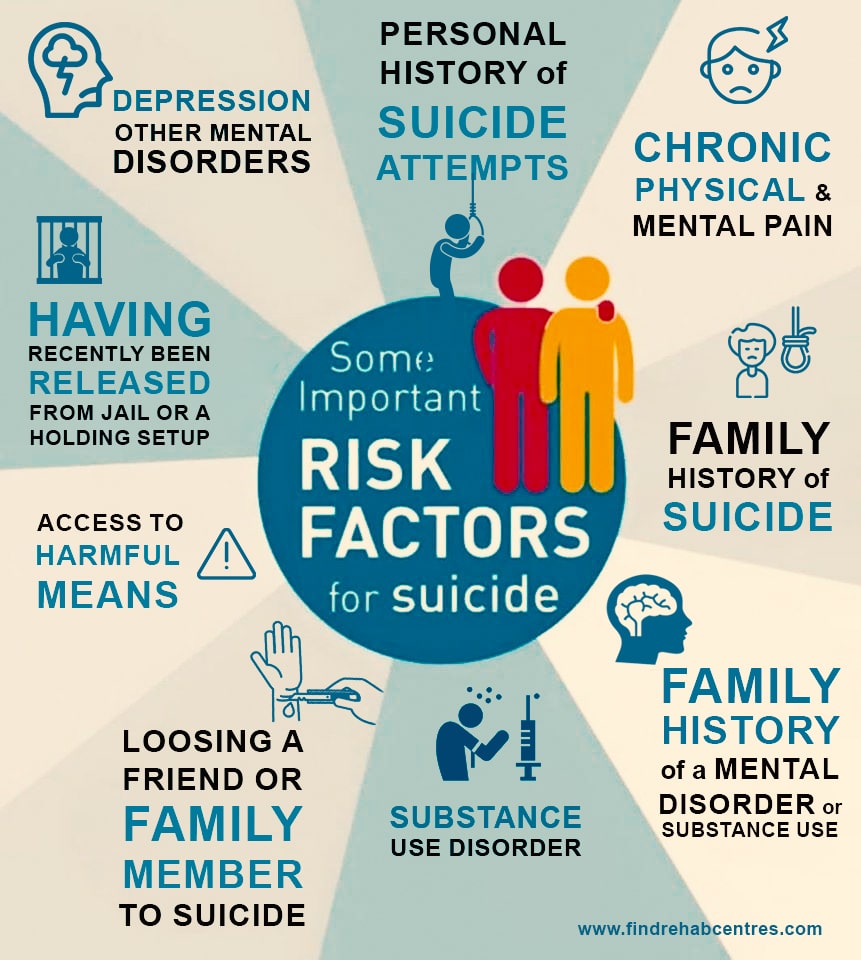Important Risk factors for suicide image