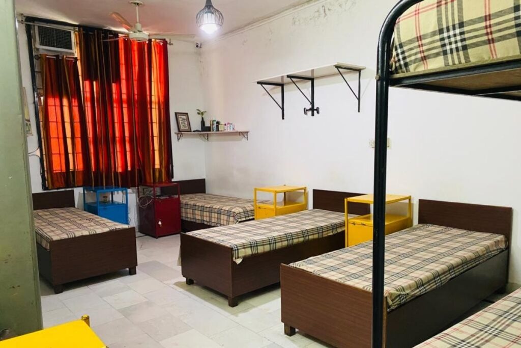 Shared rehab dormitory room view