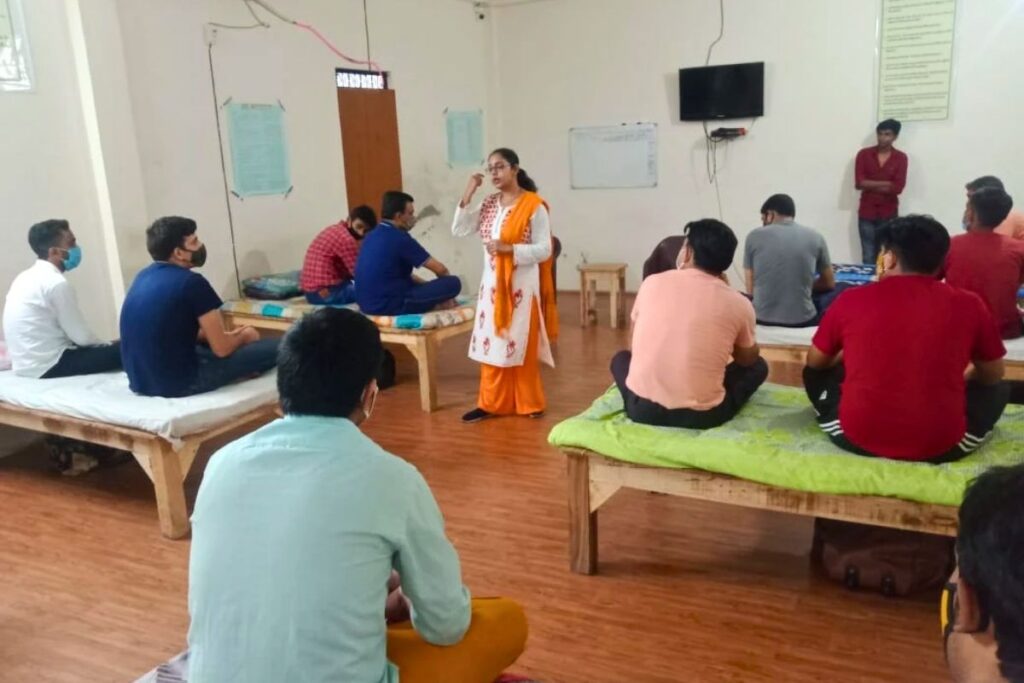 Centre offering holistic de-addiction care with therapy, yoga & family support.