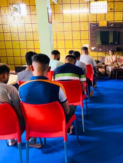 Group therapy and workshops at rehab centre in Punjab