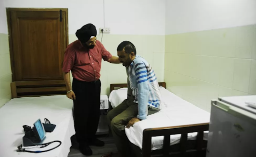 Counselling at a Nasha Mukti Kendra in Chandigarh