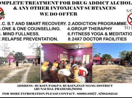 Living clean Adams Rehabilitation Centre, Ruksin, Arunachal Pradesh 791102