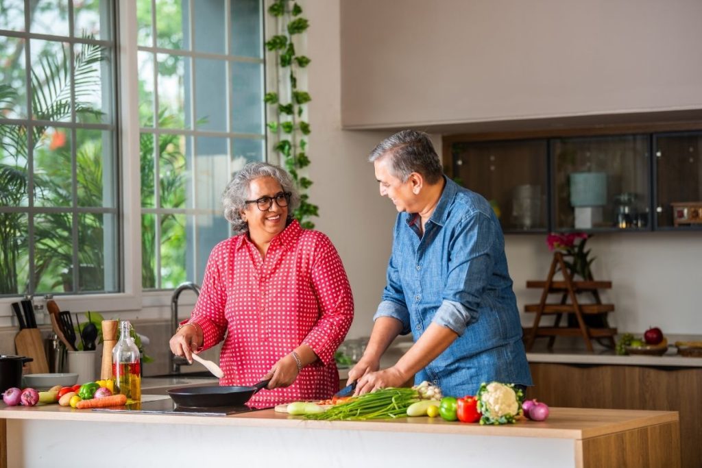 A home kitchen supporting alcohol withdrawal