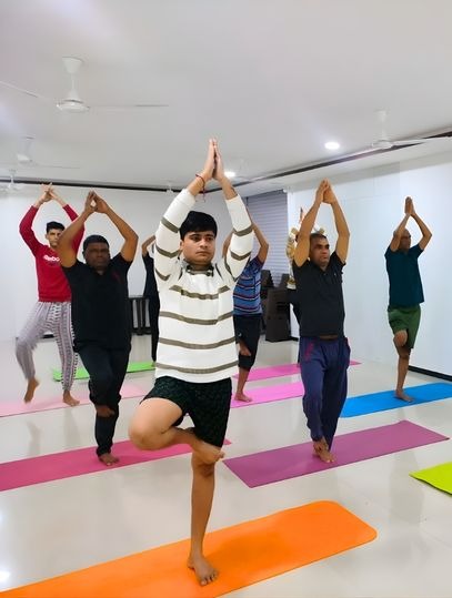 Yoga therapy at rehab centre in Gujarat