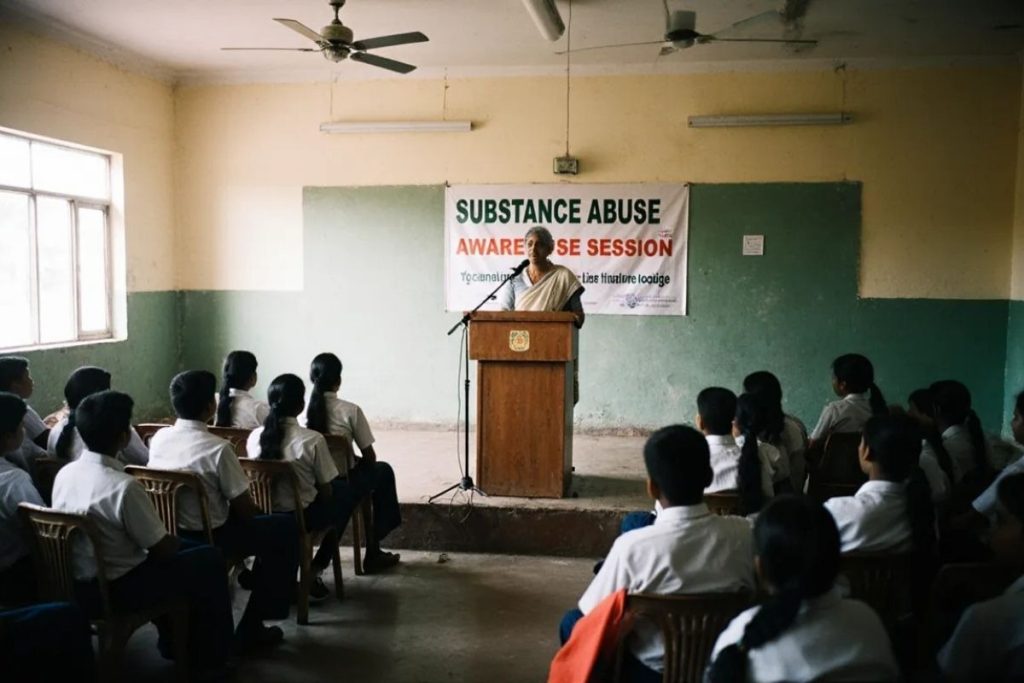 Awareness session on social media addiction and substance abuse