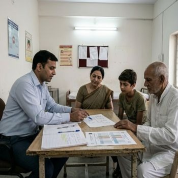 Therapist guiding family systems therapy session for emotional healing
