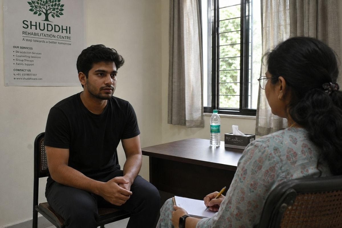 A young Professional with therapist