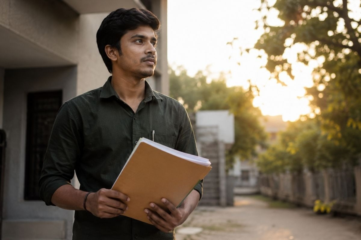 Person reviewing rehab centre information before choosing treatment.