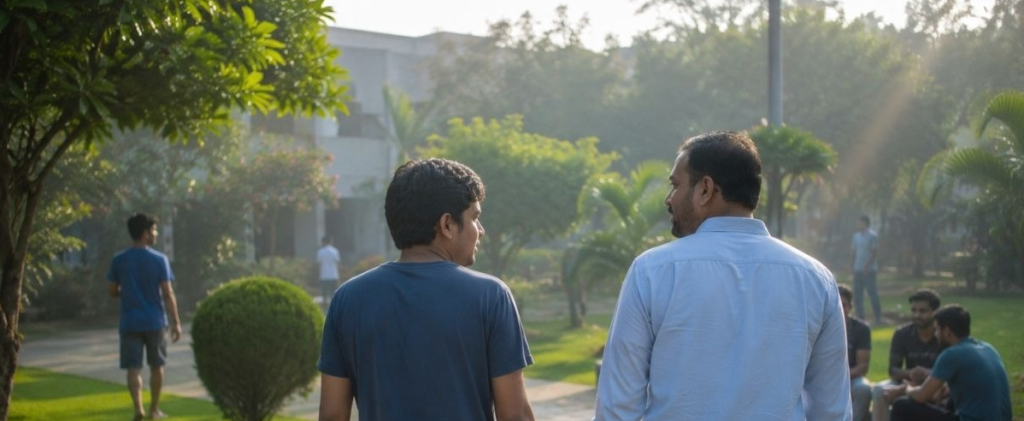 Young adults participating in wellness activities at a Rehab Centre.